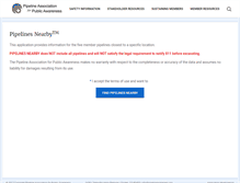 Tablet Screenshot of pipelinesnearby.org